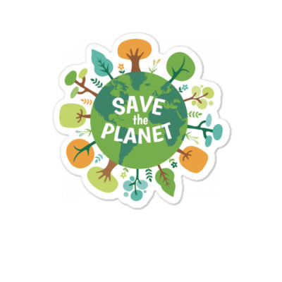 Save The Planet Sticker Designed By Coşkun