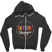 School Support Team Matching Cafeteria Manager Squad Crew Zipper Hoodie | Artistshot