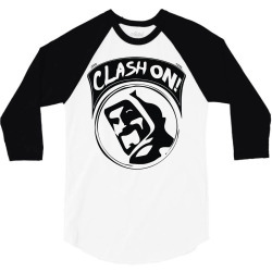 clash on! 3/4 Sleeve Shirt | Artistshot