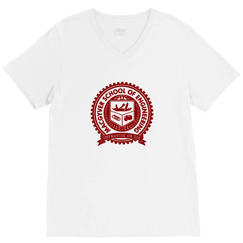 Engineering School V-Neck Tee by jessicasnellnf | Artistshot