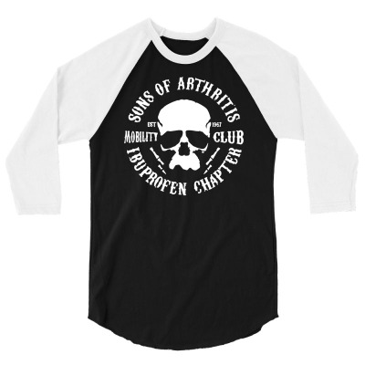 Sons Of Arthritis Funny Soa Parody 3/4 Sleeve Shirt Designed By Toldo