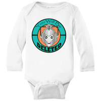 Silver Rusting Cyberman Long Sleeve Baby Bodysuit | Artistshot