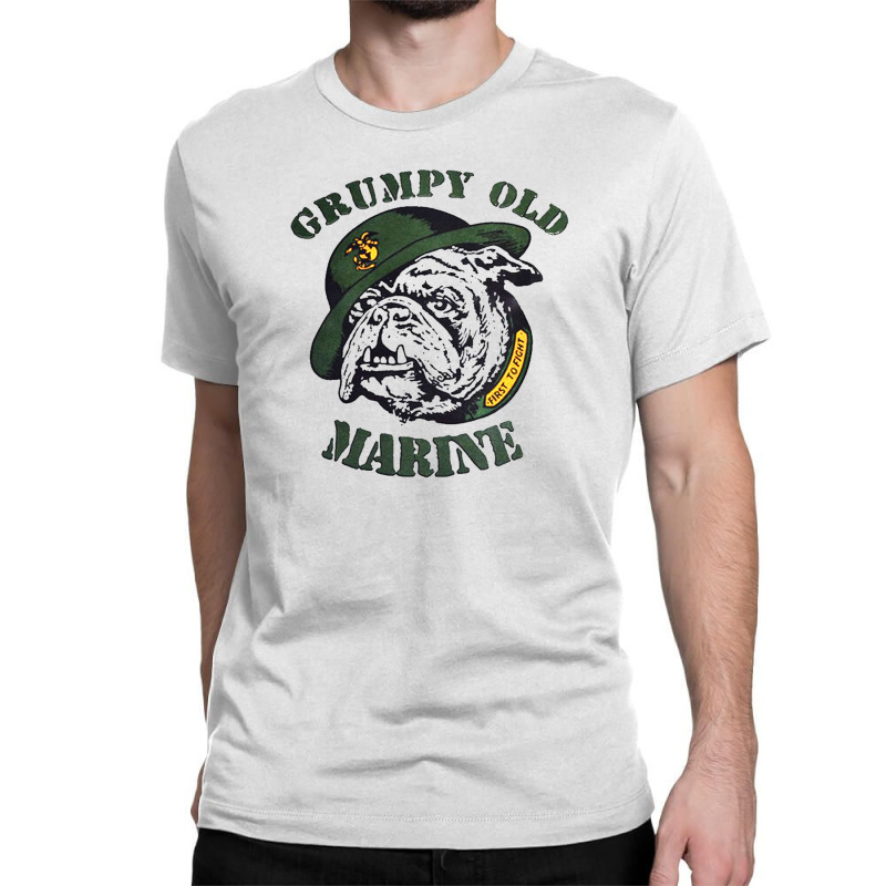 Grumpy Old Marine Classic T-shirt by Bogaya | Artistshot