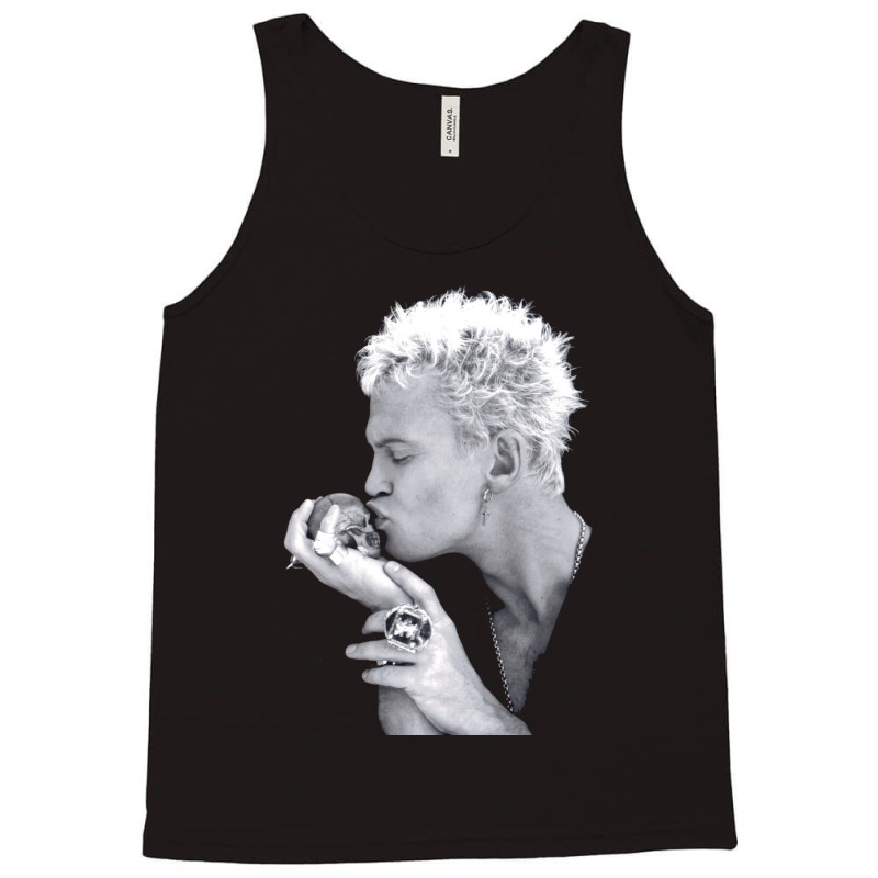 Billy Black White Tank Top by JuanEscobar | Artistshot