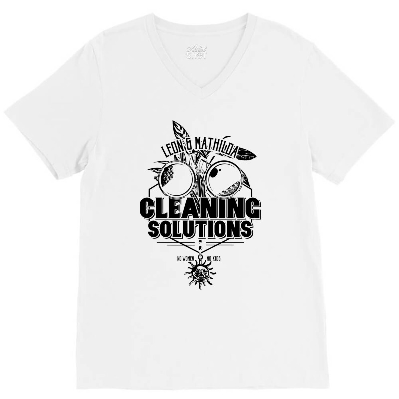Cleaning Solutions V-neck Tee | Artistshot