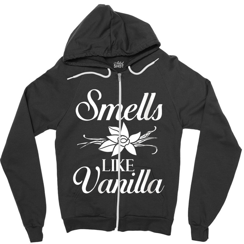 Womens Vanilla Beans Extract Bourbon Ice Cream Paste Powder Zipper Hoodie by makhluktuhanpalingseksi | Artistshot