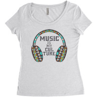 Music Is My Culture Women's Triblend Scoop T-shirt | Artistshot