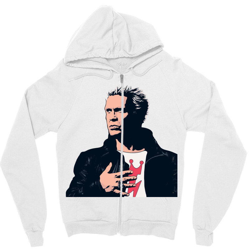 Billy Gronan Live Zipper Hoodie by JuanEscobar | Artistshot