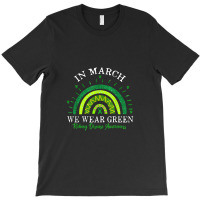 Green Ribbon In March We Wear Green Kidney Disease Awareness T-shirt | Artistshot