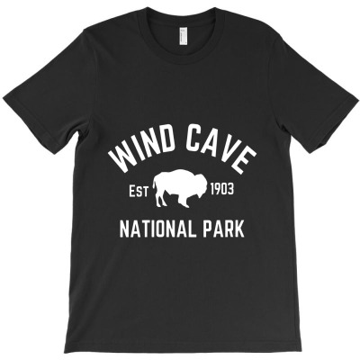 Womens Wind Cave National Park Buffalo South Dakota Nature Outdoorsv T-shirt Designed By Makhluktuhanpalingseksi