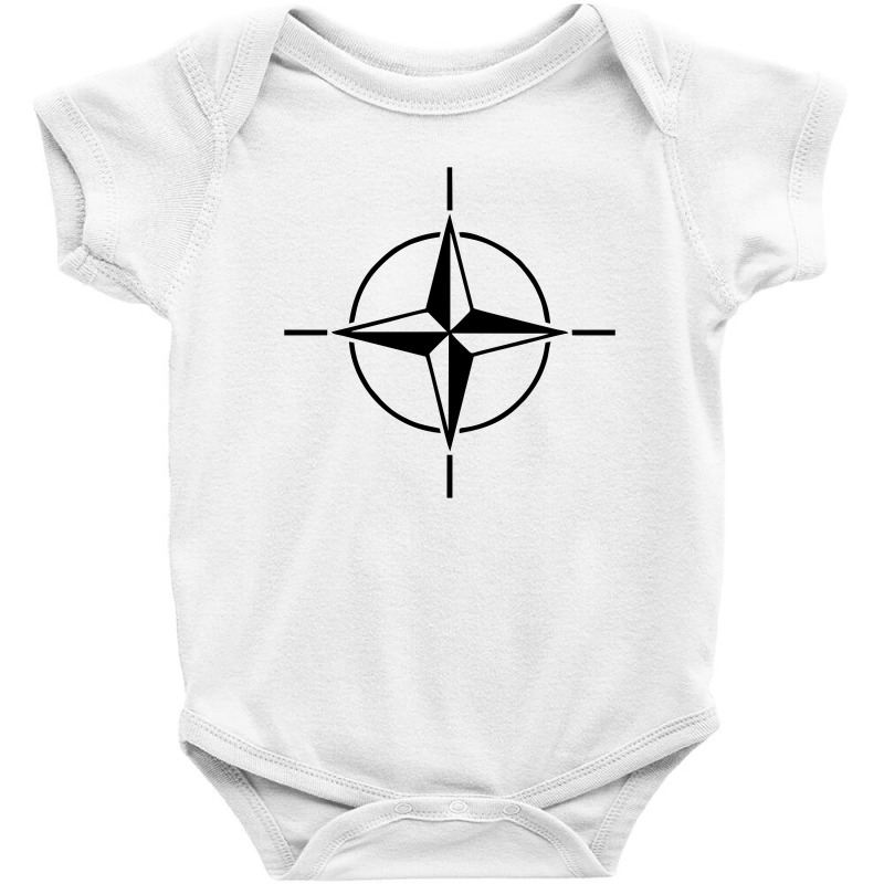 Nato Emblem Army Baby Bodysuit by humanitra | Artistshot