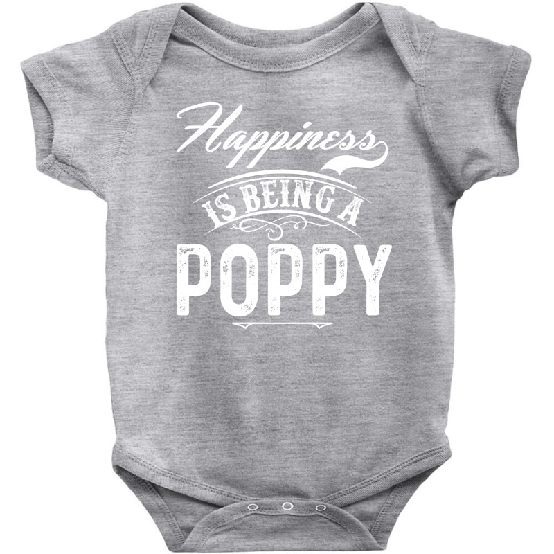 Happiness Poppy Baby Bodysuit | Artistshot