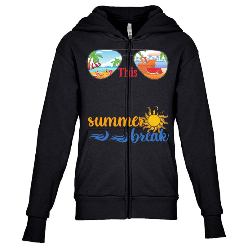 Educator Summer Gift T  Shirt This Educator Earned All Of This Summer Youth Zipper Hoodie by barbarakuvalis35 | Artistshot