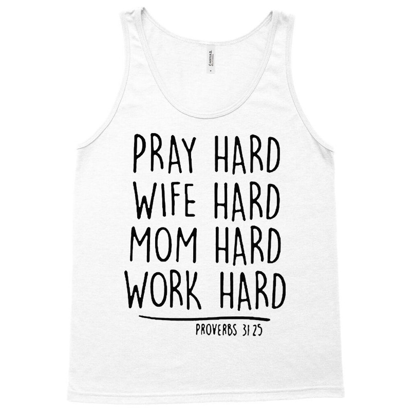 Pray Hard Tank Top | Artistshot