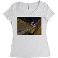 Sidewalk And Road Women's Triblend Scoop T-shirt | Artistshot