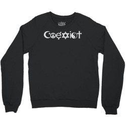 coexist Crewneck Sweatshirt | Artistshot