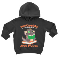 Book Dragon T  Shirt Librarian Reader Funny Bookworm Magical Animal Bo Toddler Hoodie | Artistshot