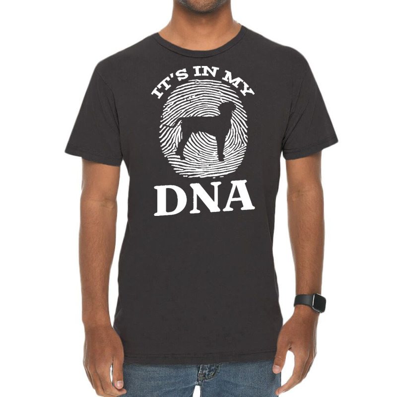 Hanover T  Shirt Hanover Hound It`s In My D N A Fingerprint I Dog Hano Vintage T-Shirt by vivaciouslimb | Artistshot