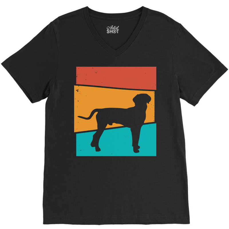 Hanover T  Shirt Retro Dog Hanover Hound T  Shirt V-Neck Tee by vivaciouslimb | Artistshot