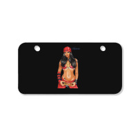 Hip Hop Cool Woman Bicycle License Plate | Artistshot