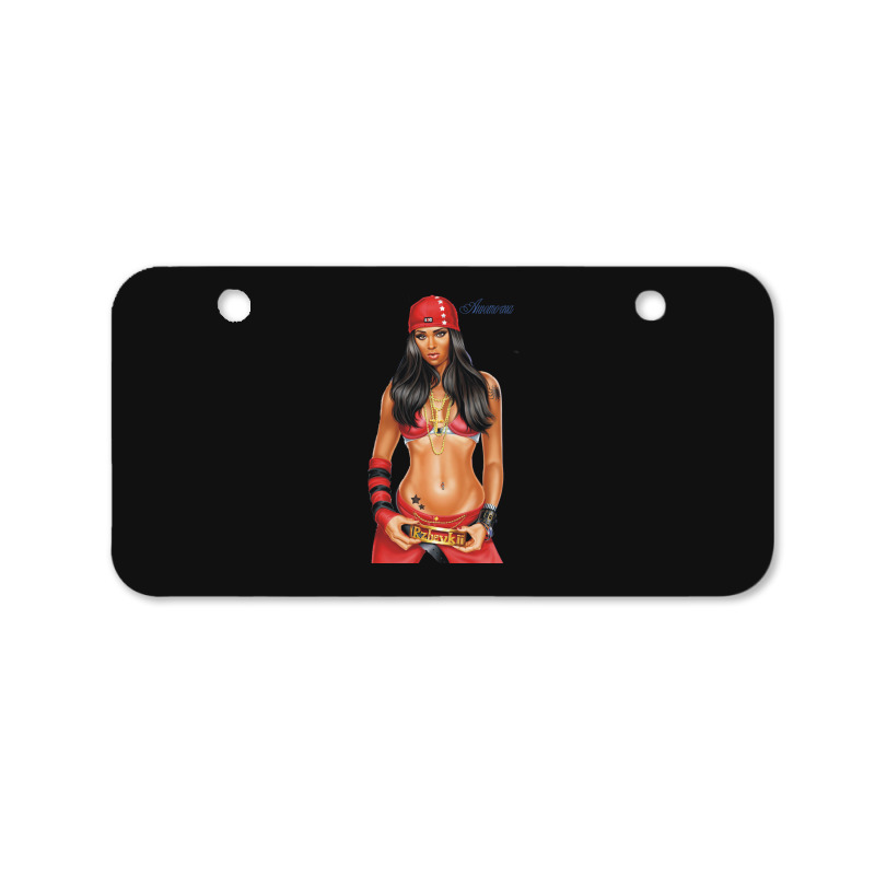 Hip Hop Cool Woman Bicycle License Plate | Artistshot