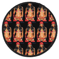 Hip Hop Cool Woman Round Patch | Artistshot