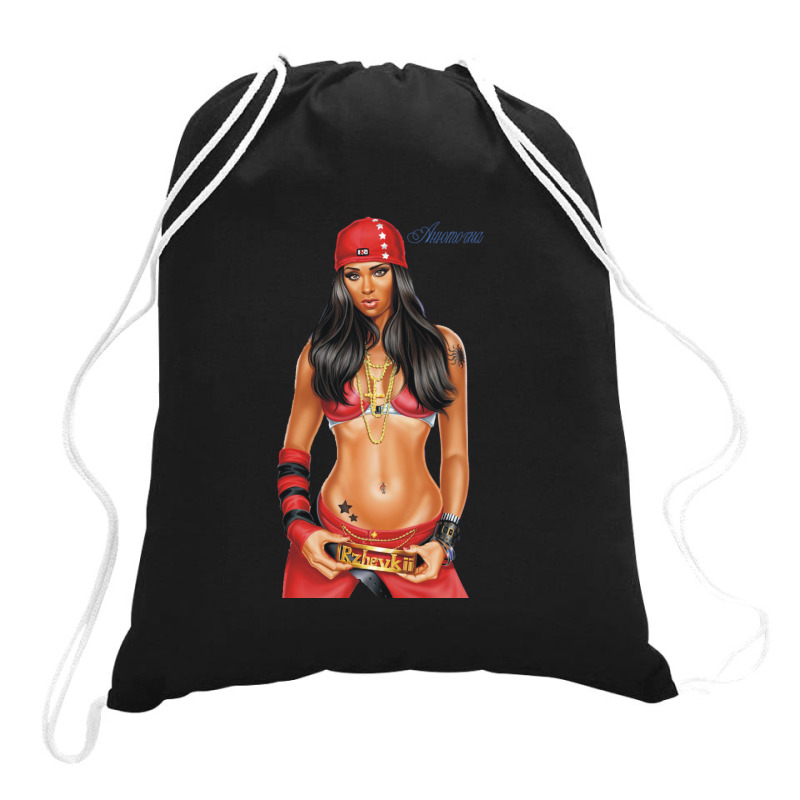 Hip Hop Cool Woman Drawstring Bags | Artistshot