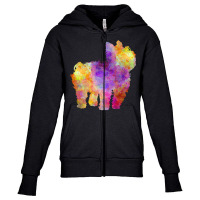 Dogs Lovers T  Shirt Yorkshire Terrier In Watercolor T  Shirt Youth Zipper Hoodie | Artistshot