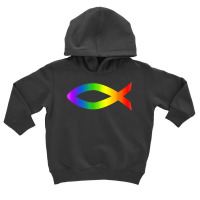 Ichthys Rainbow Christian Fish Symbol Homosexuality T Shirt Toddler Hoodie | Artistshot