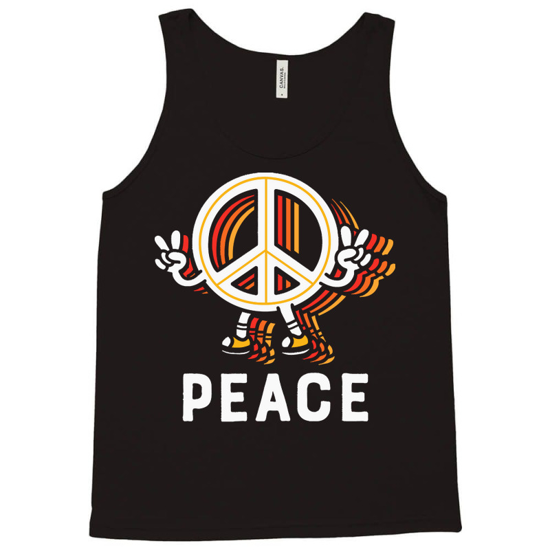 Hippie Peace Love T  Shirt Peace T  Shirt Tank Top by vivaciouslimb | Artistshot