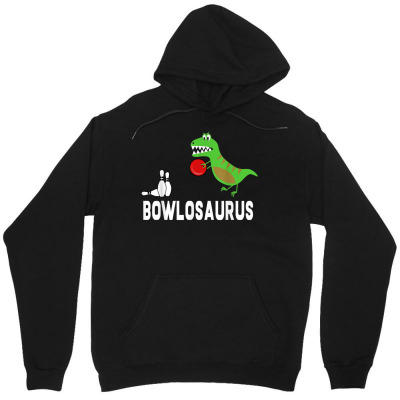 Funny Bowling Shirts Dinosaur Bowler T Shirt Dino Gift Idea Unisex Hoodie Designed By Tidehunter