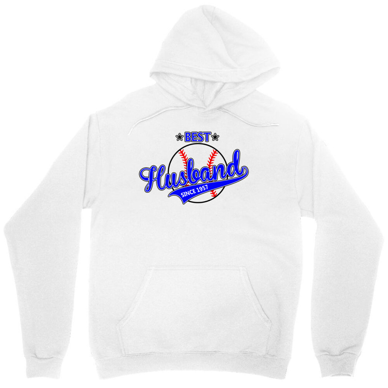 Best Husband Since 1957 - Baseball Husband Unisex Hoodie | Artistshot