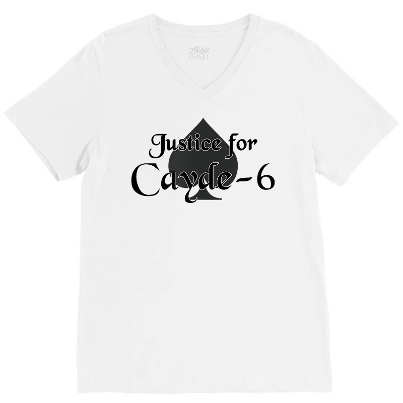 Justice For Cayde 6 Destiny Gamer T Shirt V-Neck Tee by Smykowskicalob1991 | Artistshot