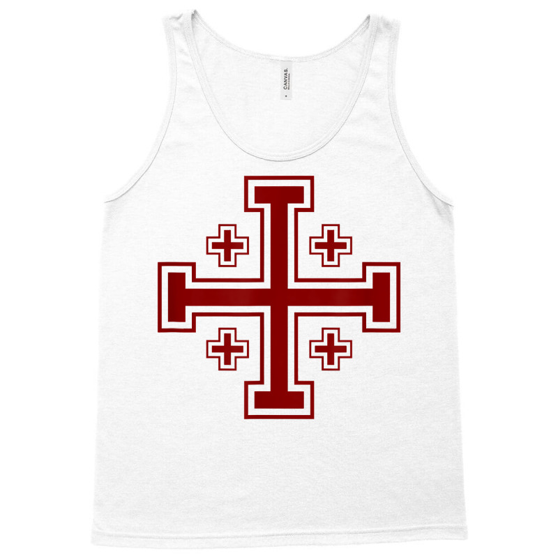 Jerusalem Cross Knights Templar Medieval Symbol Christianity T Shirt Tank Top | Artistshot