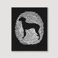 Hygenhund T  Shirt Hygenhund D N A Fingerprint I Dog Hygenhund T  Shir Portrait Canvas Print | Artistshot