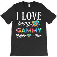 I Love Being Gammy T  Shirt I Love Being Gammy Tie Dye Grandma Family T-shirt | Artistshot