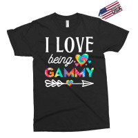 I Love Being Gammy T  Shirt I Love Being Gammy Tie Dye Grandma Family Exclusive T-shirt | Artistshot