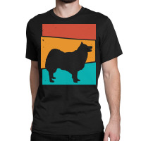 Icelandic T  Shirt Retro Dog Icelandic Sheepdog T  Shirt Classic T-shirt | Artistshot