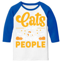 Cat Lover Gifts T  Shirt Cats Are My Favorite People T  Shirt Youth 3/4 Sleeve | Artistshot