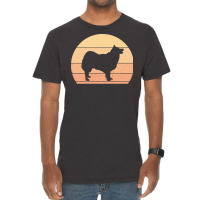 Icelandic T  Shirt Retro Sunset Icelandic Sheepdog T  Shirt Vintage T-shirt | Artistshot