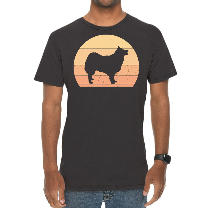 Icelandic T  Shirt Retro Sunset Icelandic Sheepdog T  Shirt Vintage T-Shirt by vivaciouslimb | Artistshot