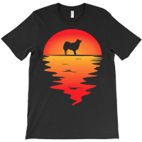 Icelandic T  Shirt Sunset Dog Icelandic Sheepdog T  Shirt T-shirt | Artistshot