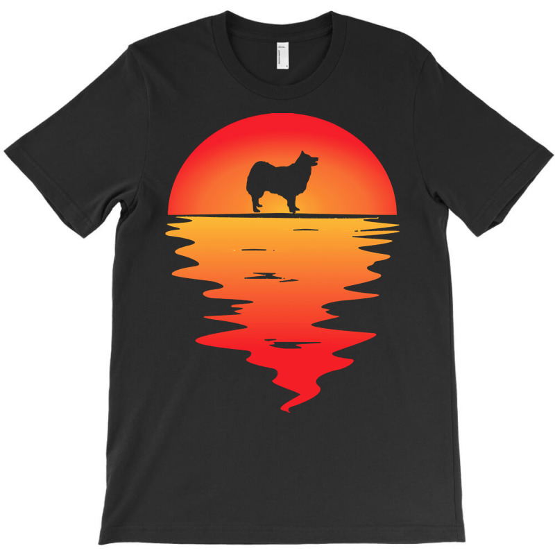 Icelandic T  Shirt Sunset Dog Icelandic Sheepdog T  Shirt T-Shirt by vivaciouslimb | Artistshot