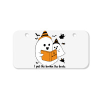 I Put The Boo In The Book Halloween Bicycle License Plate | Artistshot