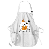 I Put The Boo In The Book Halloween Medium-length Apron | Artistshot