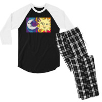 Sun Flower Men's 3/4 Sleeve Pajama Set | Artistshot