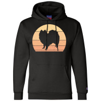 Indian T  Shirt Retro Sunset Indian Spitz T  Shirt Champion Hoodie | Artistshot