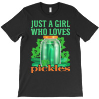 Cucumber T  Shirt Pickle Cucumber Vegan Girl T  Shirt (1) T-shirt | Artistshot