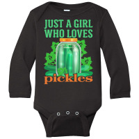 Cucumber T  Shirt Pickle Cucumber Vegan Girl T  Shirt (1) Long Sleeve Baby Bodysuit | Artistshot