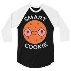 cookie is nerdy and smart 3/4 Sleeve Shirt | Artistshot